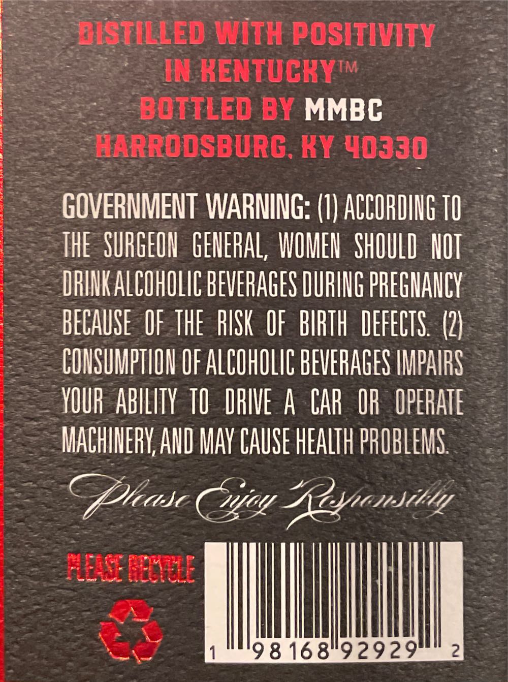 Mr & Mrs Bourbon The Ville - Mr & Mrs Bourbon (750 mL) alcohol collectible - Main Image 2