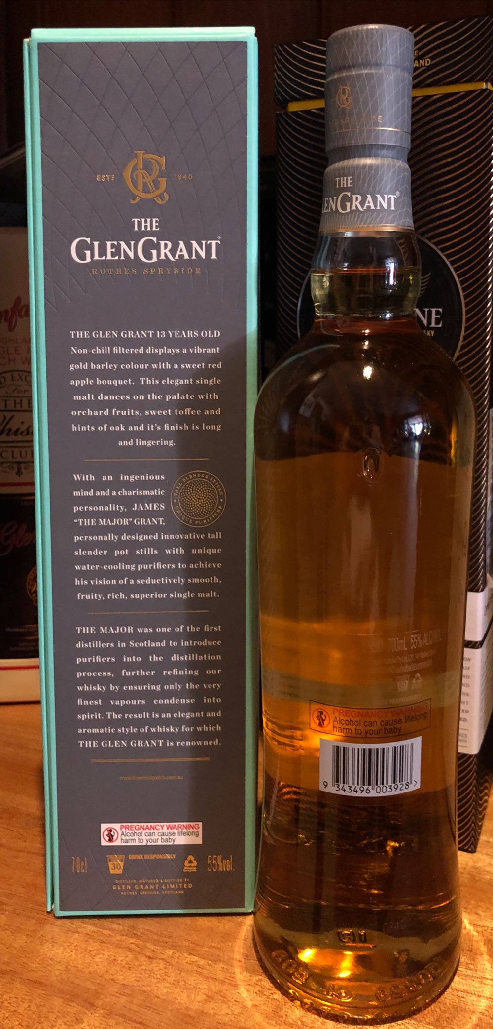 The Glen Grant 13yr - The Glen Grant (700 mL) alcohol collectible - Main Image 2