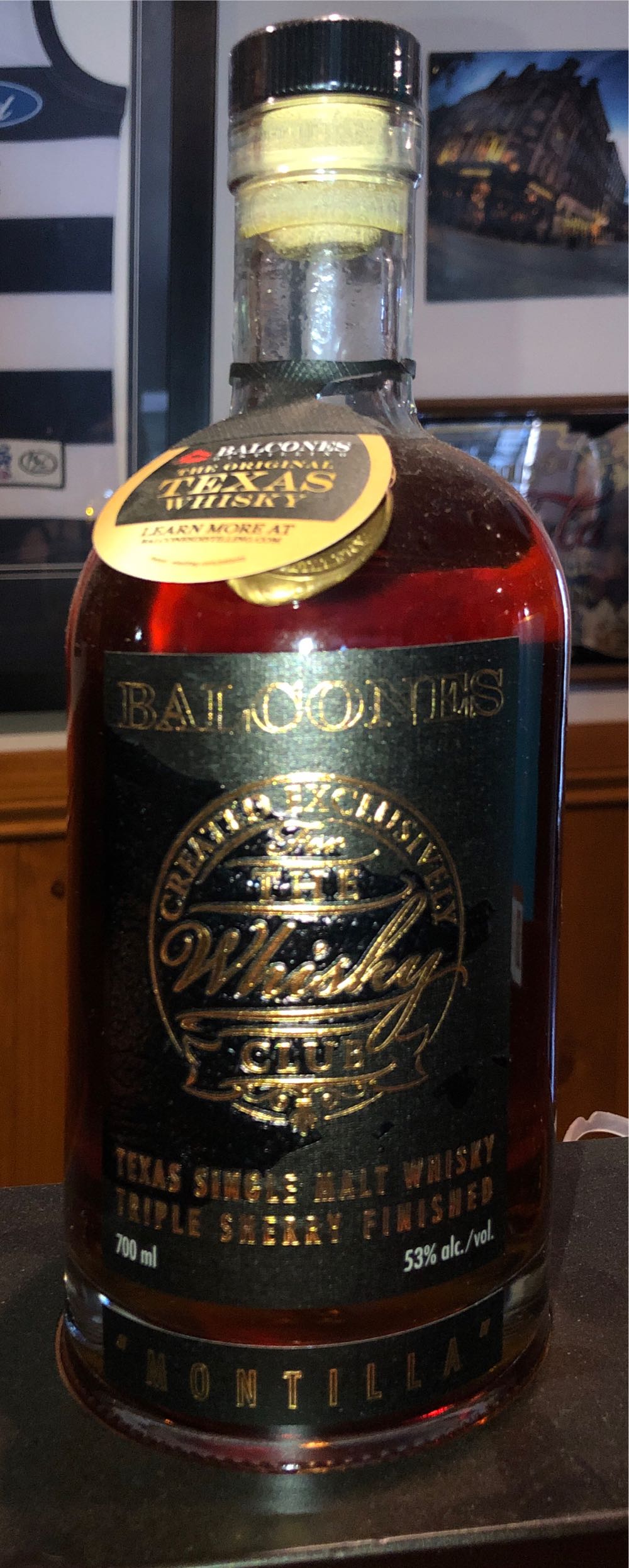 Balcones ”Montilla” - Balcones Distilling (700 mL) alcohol collectible - Main Image 2