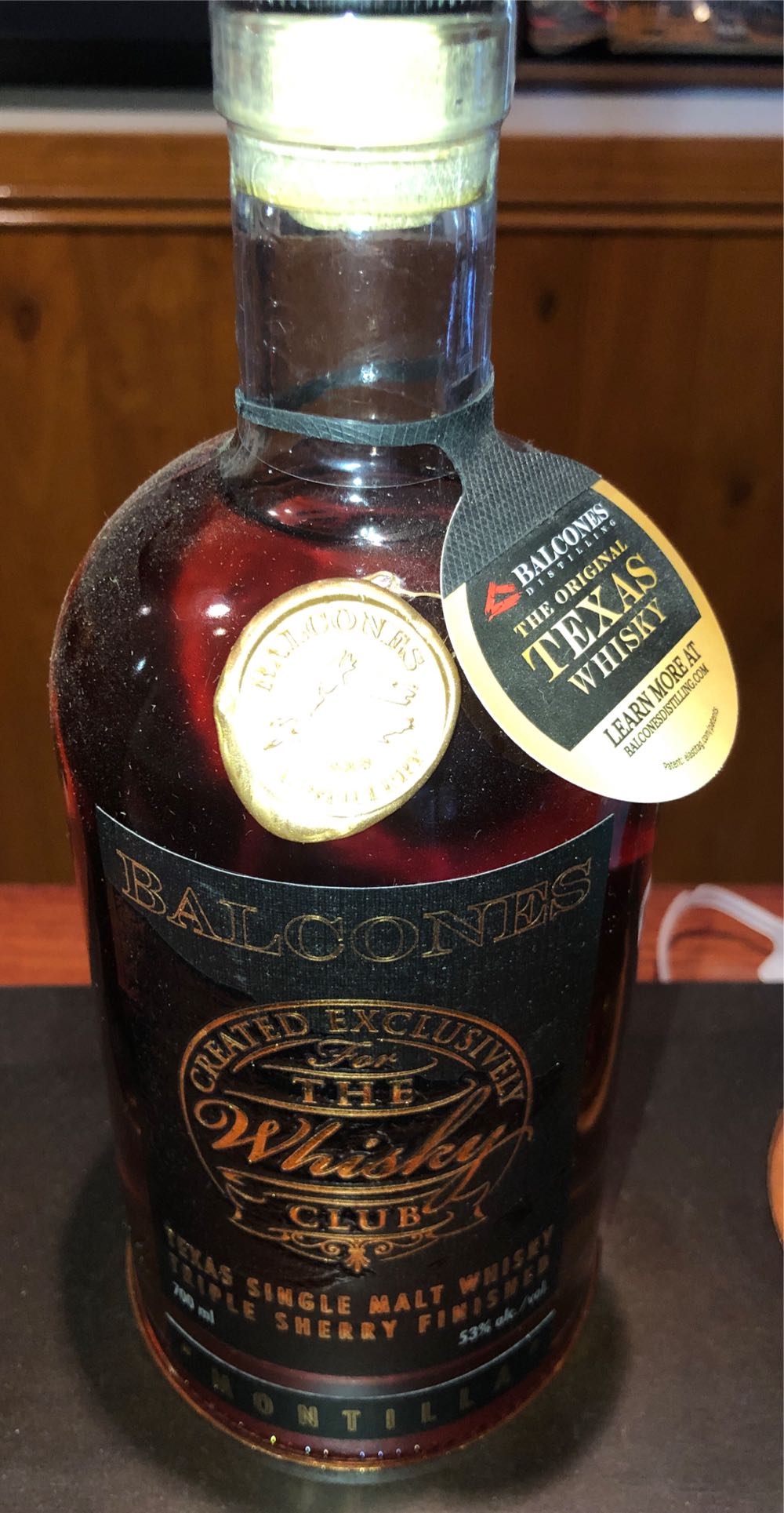 Balcones ”Montilla” - Balcones Distilling (700 mL) alcohol collectible - Main Image 4