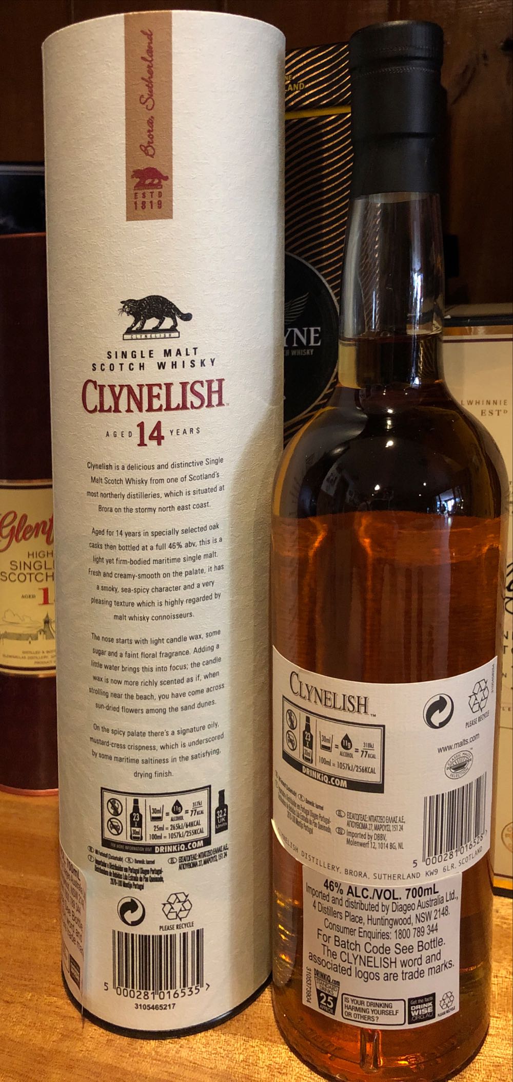 Clynelish 14yo - Clynelish Distillery (700 mL) alcohol collectible [Barcode 5000281016535] - Main Image 2