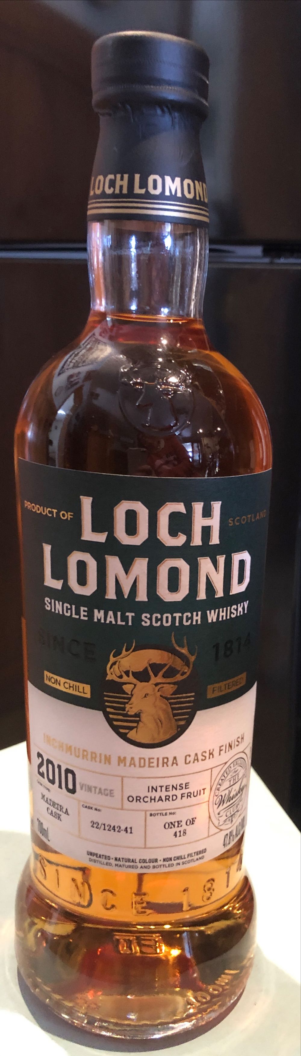 Loch Lomond Inchmurrin - Loch Lomand (700 mL) alcohol collectible - Main Image 3