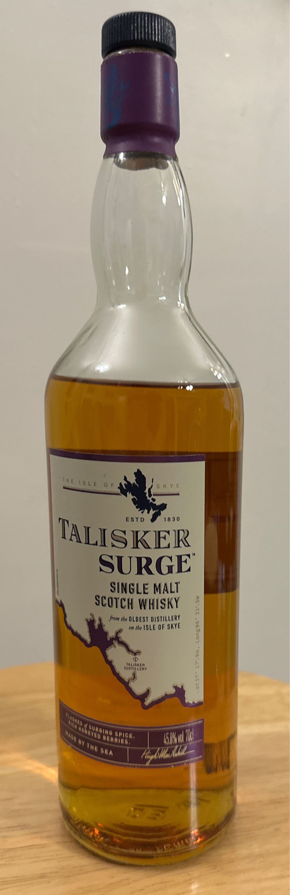 Talisker Surge - The Talisker Distillery (700 mL) alcohol collectible [Barcode 5000281071572] - Main Image 2