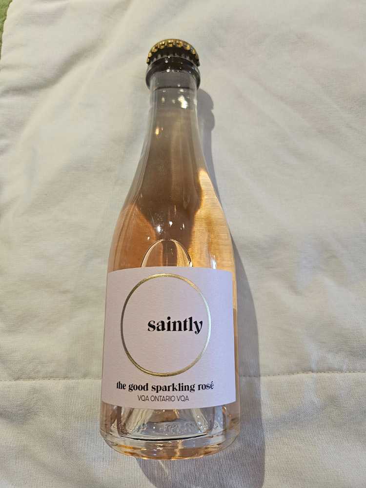Saintly Sparkling Rose 200ml - Saintly Wines (200 mL) alcohol collectible [Barcode 063657044391] - Main Image 2