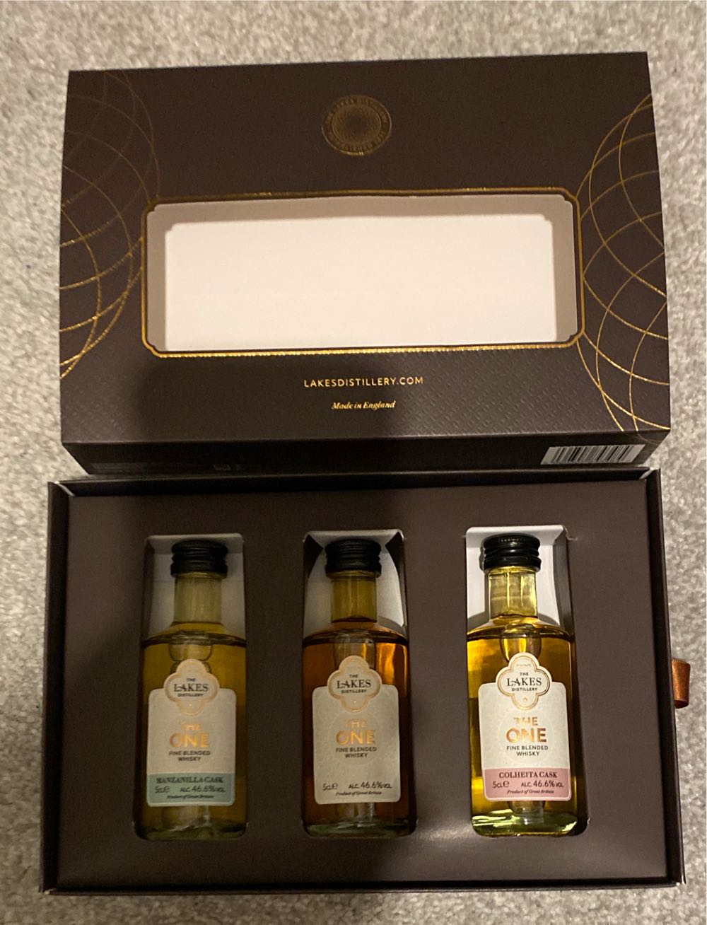 Lakes Distillery Whisky Gift Set Pack 3 5cl - The Lakes Distillery (5 mL) alcohol collectible [Barcode 5060307843484] - Main Image 2