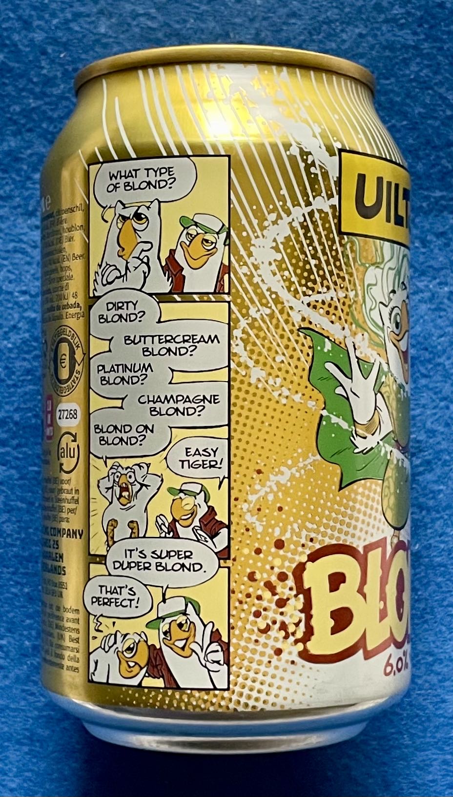 Blond - Uiltje Brewing Company (330 mL) alcohol collectible [Barcode 8720618914163] - Main Image 2