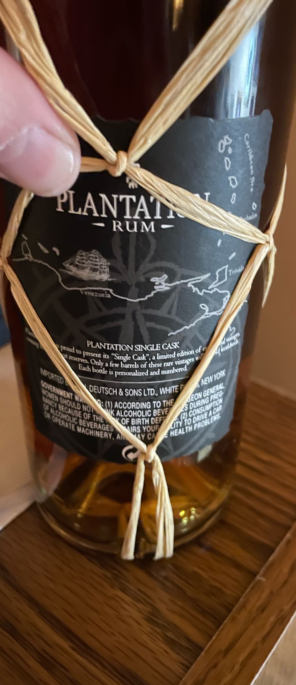 Plantation Guadeloupe Single Cask  (750 mL) alcohol collectible - Main Image 2