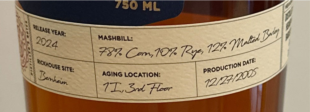 Heaven Hill Heritage Collection 18yr - Heaven Hill Distilleries Ltd (750 mL) alcohol collectible [Barcode 096749004737] - Main Image 3