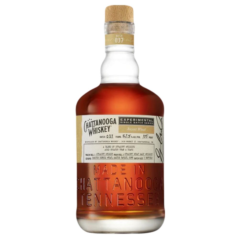 Chattanooga Whiskey Experimental Batch 037: Ancient Wheat - Chattanooga Riverfront Distillery (750 mL) alcohol collectible - Main Image 1