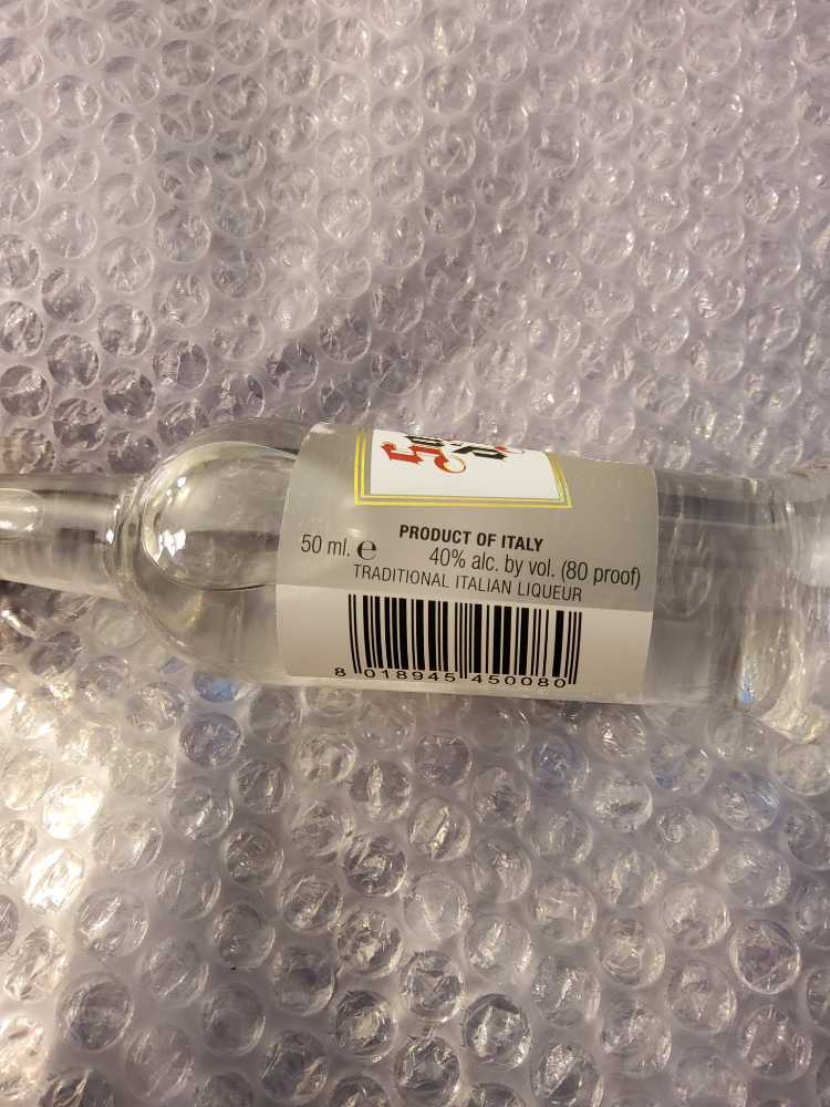 SAMBUCA ITALIA LIQUEUR - Gabriello Santoni (50 mL) alcohol collectible [Barcode 8018945450080] - Main Image 3