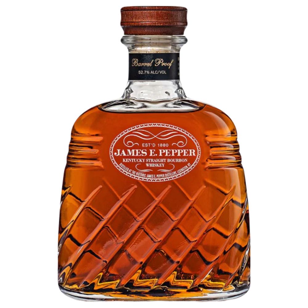 James E. Pepper Decanter Barrel Proof - James E Pepper Distillery (750 mL) alcohol collectible - Main Image 1