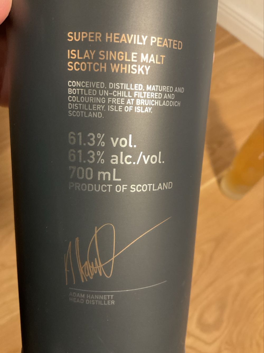 Bruichladdich Octomore 10.3 6yo - Bruichladdich Distillery, Islay Scotland (700 mL) alcohol collectible [Barcode 5055807412261] - Main Image 3