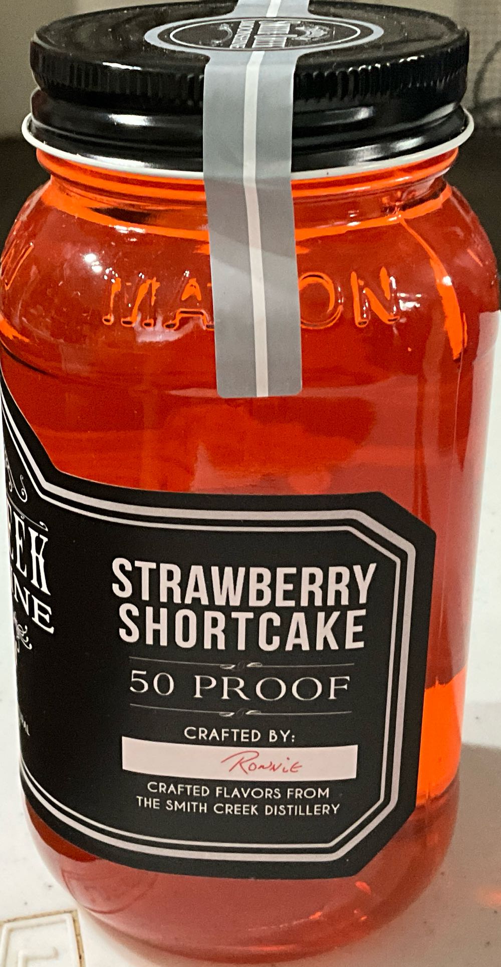 Smith Creek Moonshine - Strawberry Shortcake - Smith Creek Distillery (750 mL) alcohol collectible - Main Image 2