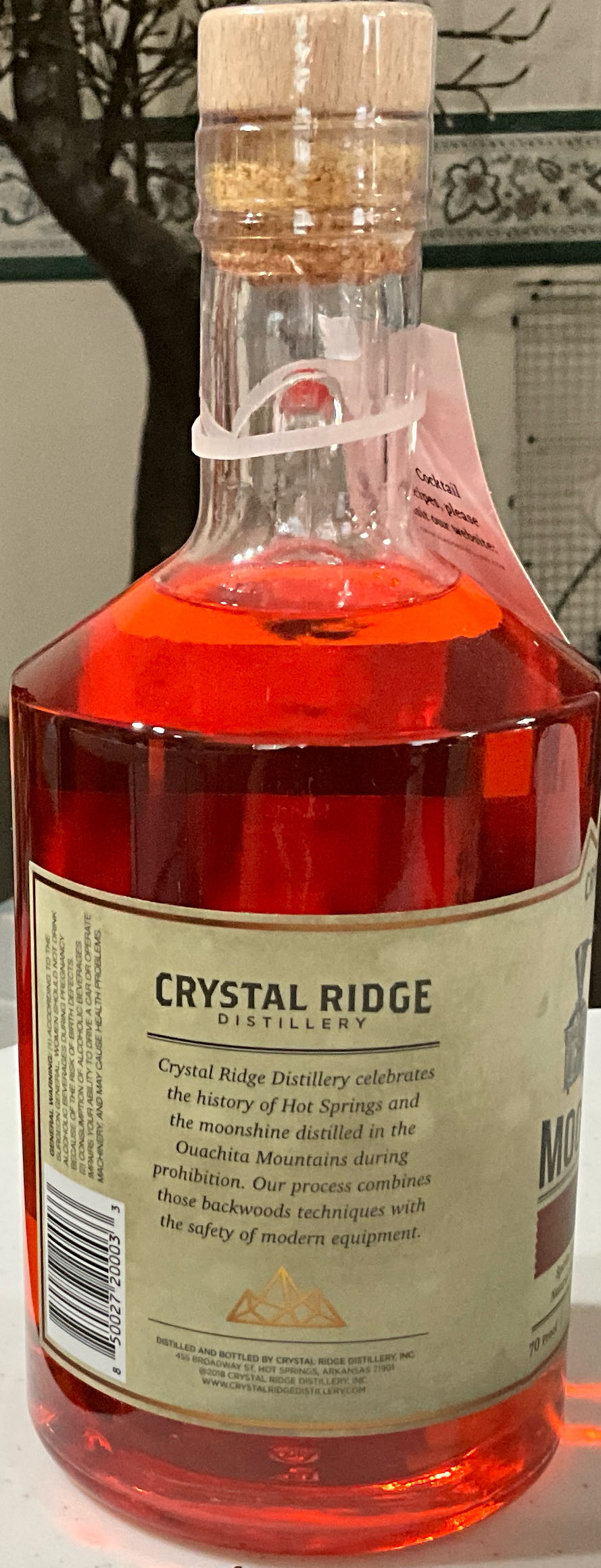 Crystal Ridge Moonshine - Cinnamon - Crystal Ridge (750 mL) alcohol collectible [Barcode 850027200033] - Main Image 2