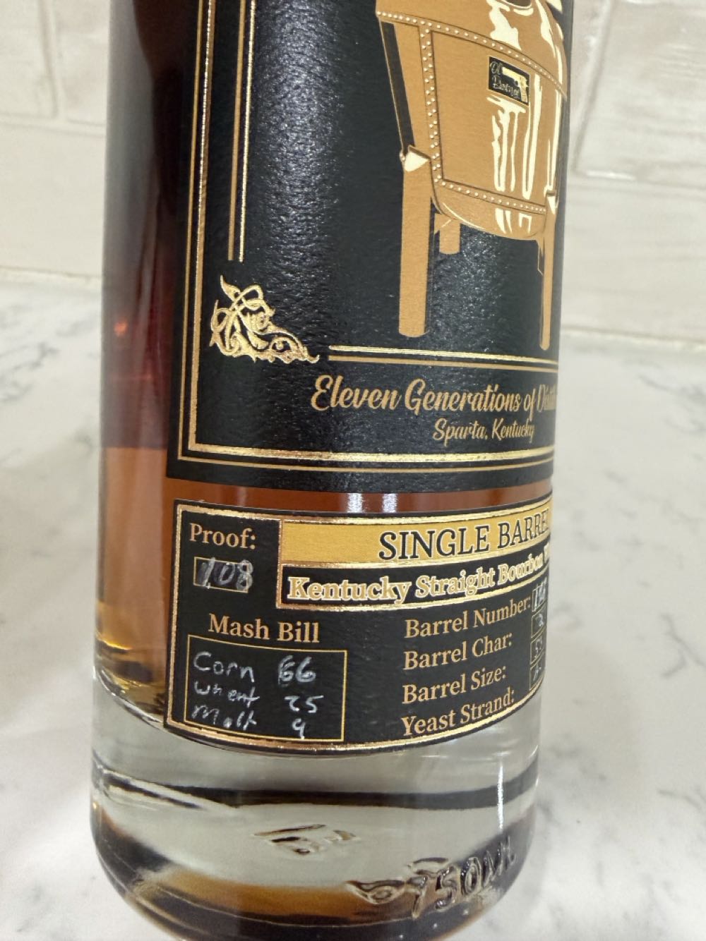 Newley Single Barrel Ky Straight Bourbon Whiskey - The Neeley Family Distillery (750 mL) alcohol collectible [Barcode 301651070740] - Main Image 4