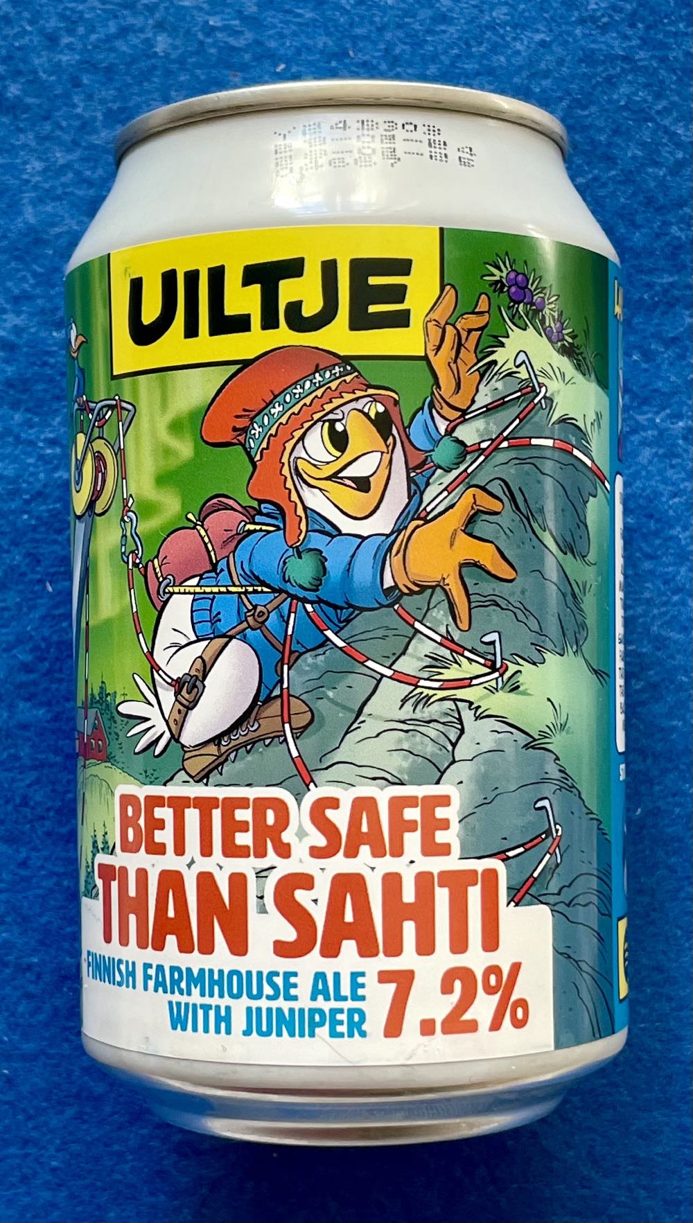 Better Safe Than Sahti - Uiltje Brewing Company (330 mL) alcohol collectible [Barcode 8721055140382] - Main Image 2