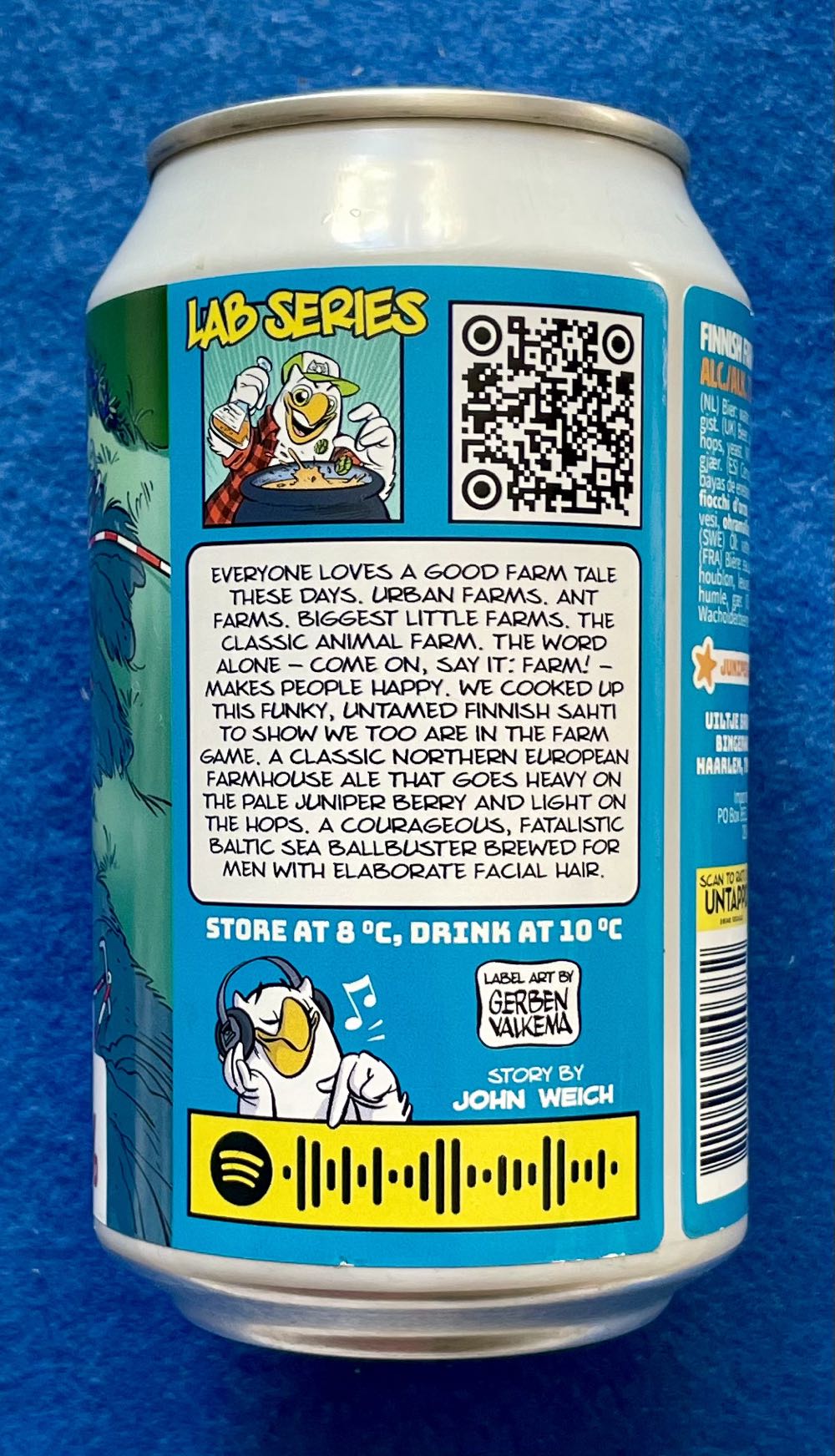 Better Safe Than Sahti - Uiltje Brewing Company (330 mL) alcohol collectible [Barcode 8721055140382] - Main Image 4