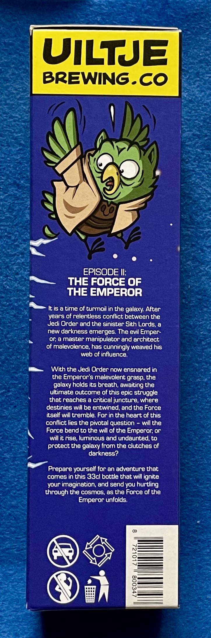 Episode II The Force Of The Emperor - Brouwerij De Molen (330 mL) alcohol collectible [Barcode 8721017800347] - Main Image 4