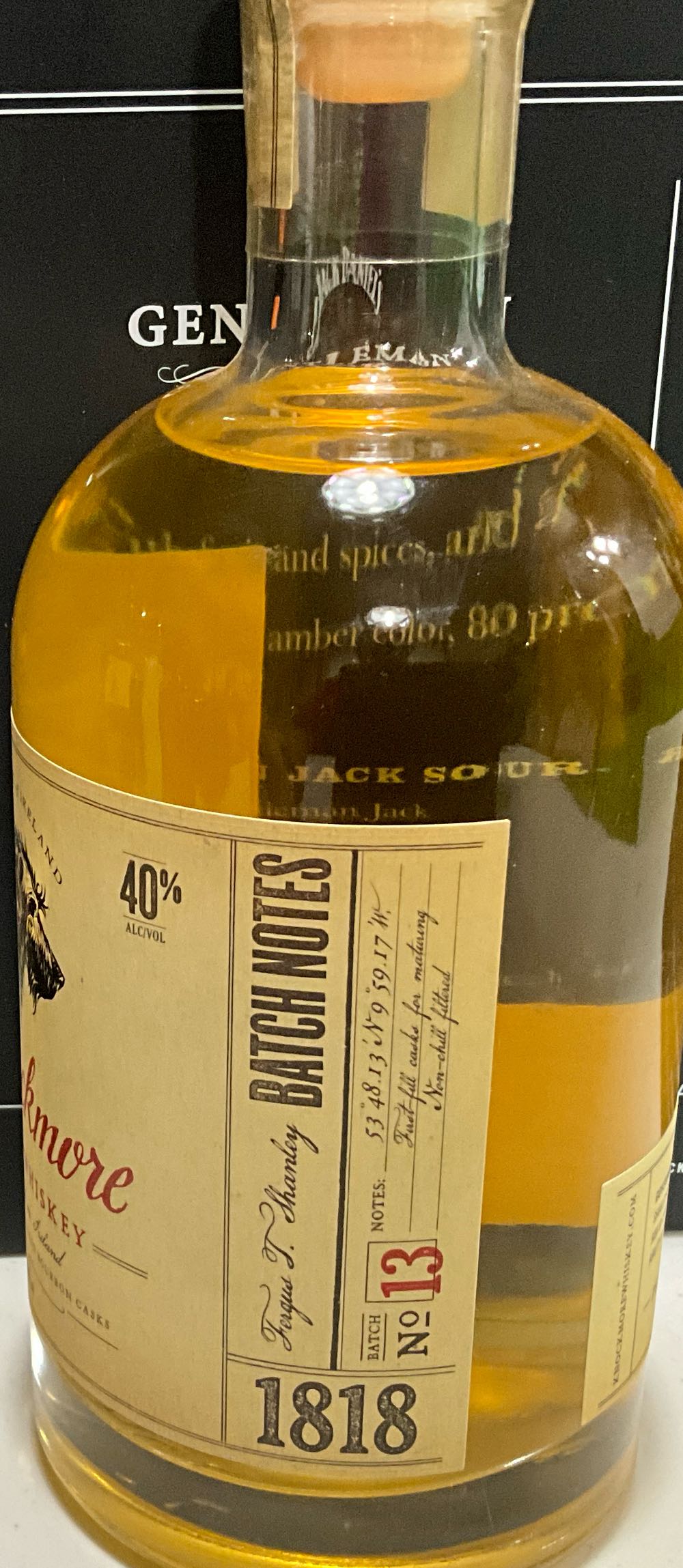 Knockmore Irish Whiskey - Prairie Creek Beverages (750 mL) alcohol collectible [Barcode 853188006032] - Main Image 4