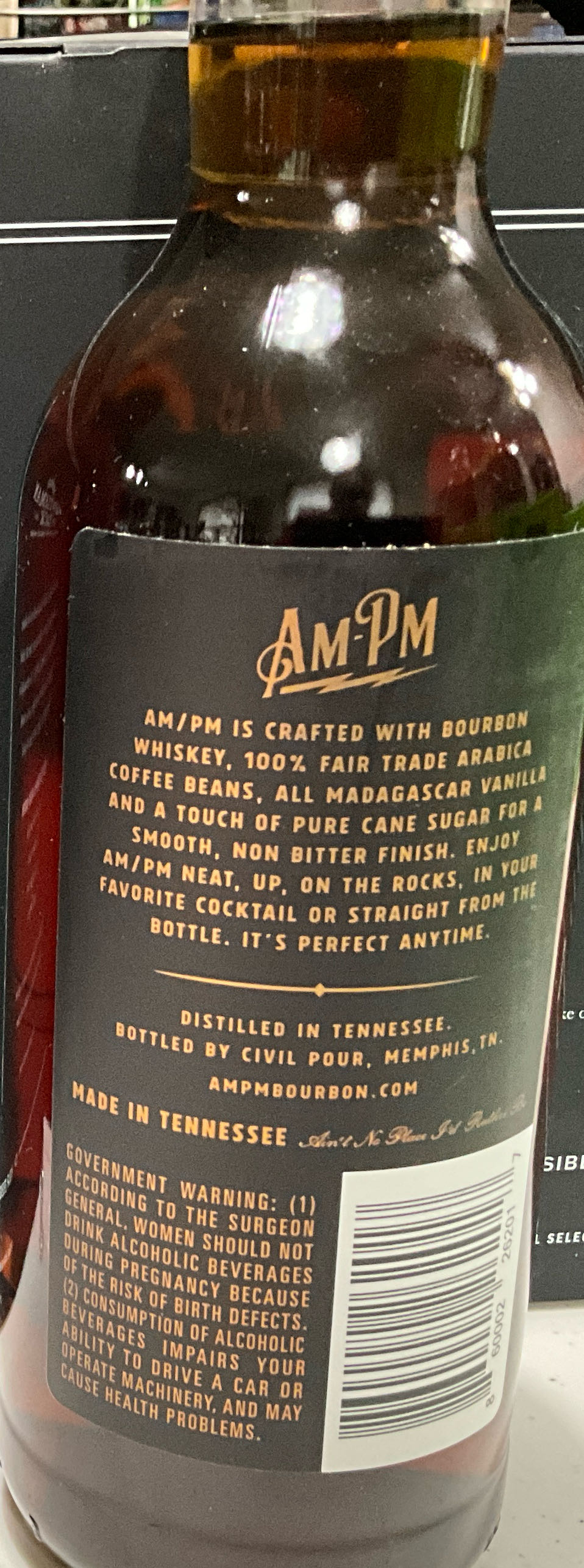 Am - Pm Coffee Bourbon Whiskey - Kindred Spirits Of N.A. (750 mL) alcohol collectible [Barcode 860002262017] - Main Image 2
