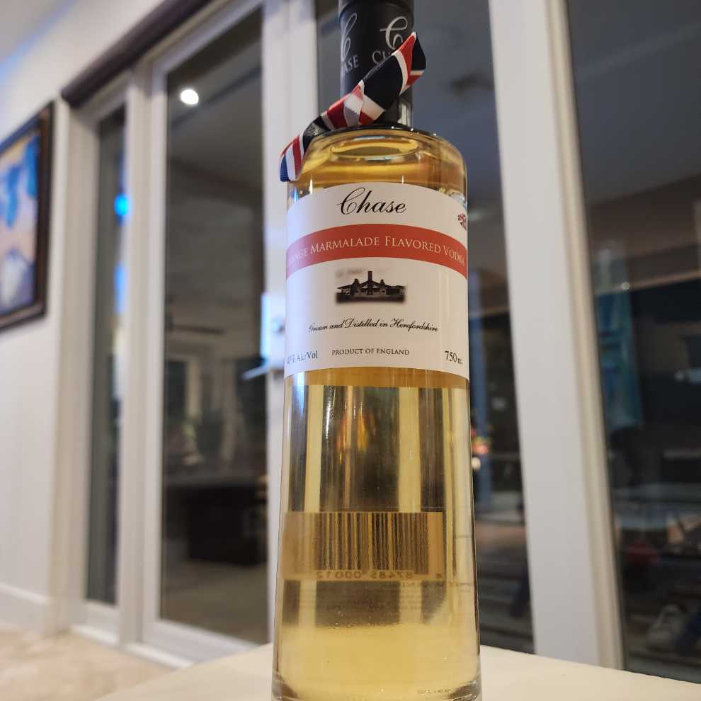 Chase Orange Marmalade Vodka 750 Ml - Chase Distillery (750 mL) alcohol collectible [Barcode 887485000127] - Main Image 2