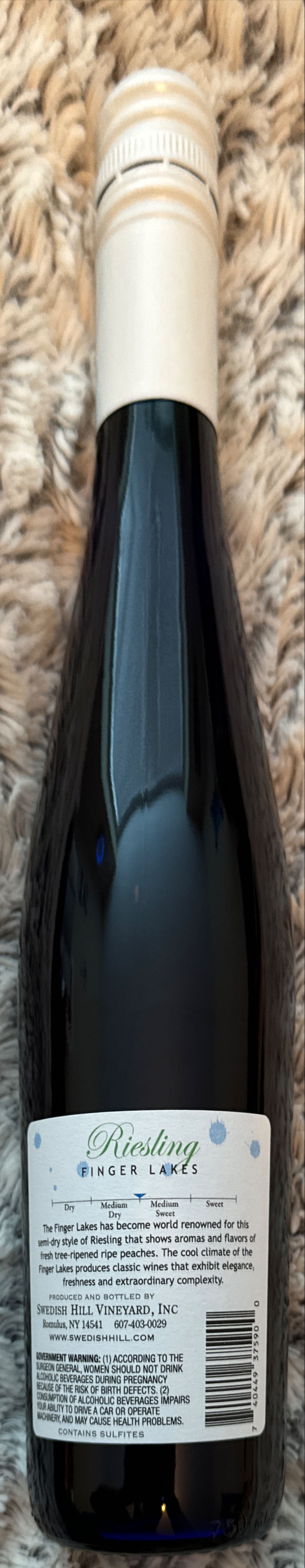 Swedish Hill Blue Waters Riesling  (750 mL) alcohol collectible [Barcode 740449375900] - Main Image 2