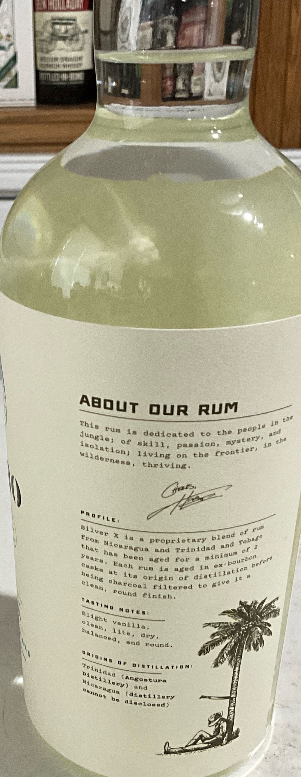 Campesino 2 Year Old Silver X Rum - Angostura Distillery (750 mL) alcohol collectible [Barcode 860001361704] - Main Image 2