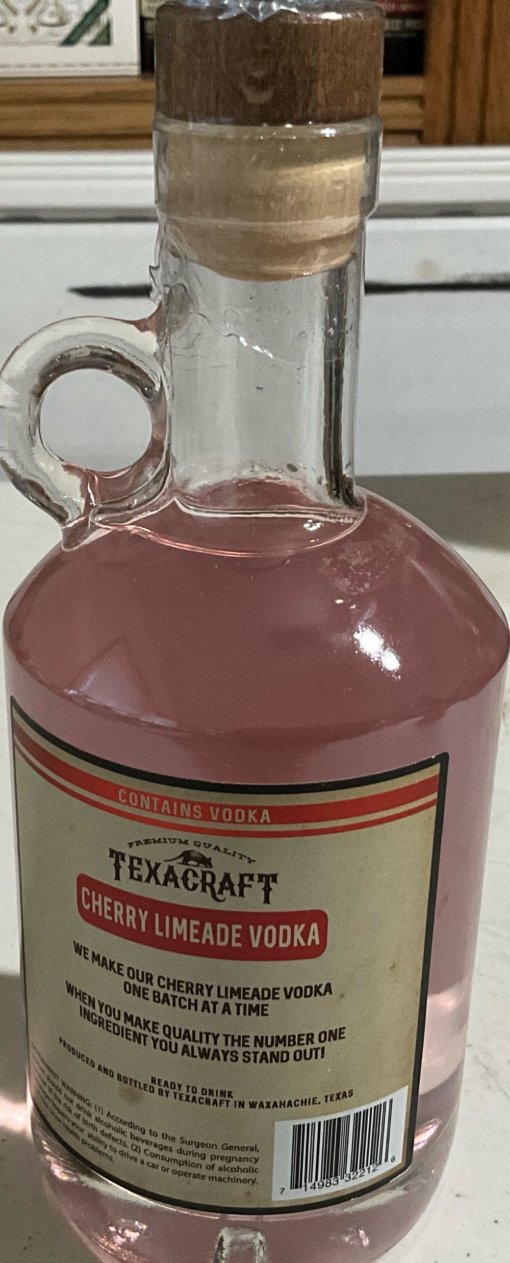 Texacraft Cherry Limeade Vodka - Premixed - Texas - Texacraft (375 mL) alcohol collectible [Barcode 714983322126] - Main Image 2