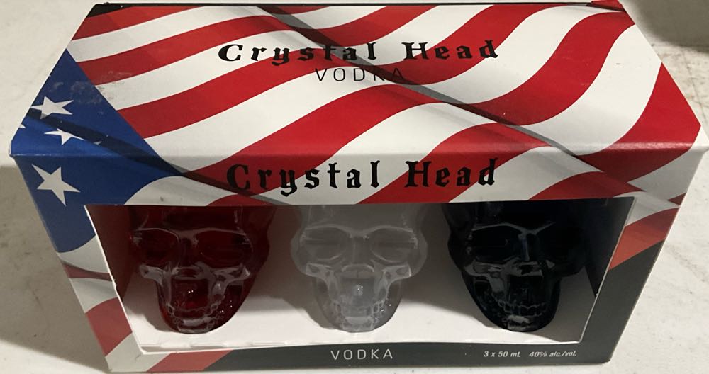 Crystal Head Vodka In Skulls - Gift Pack 3 50ml - NLC (50 mL) alcohol collectible [Barcode 627040411667] - Main Image 2