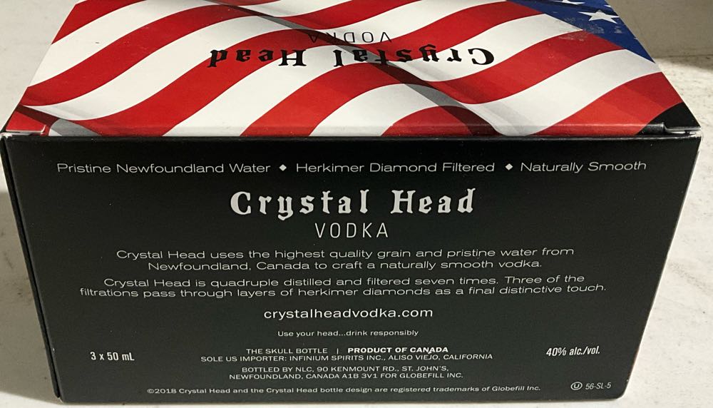 Crystal Head Vodka In Skulls - Gift Pack 3 50ml - NLC (50 mL) alcohol collectible [Barcode 627040411667] - Main Image 3