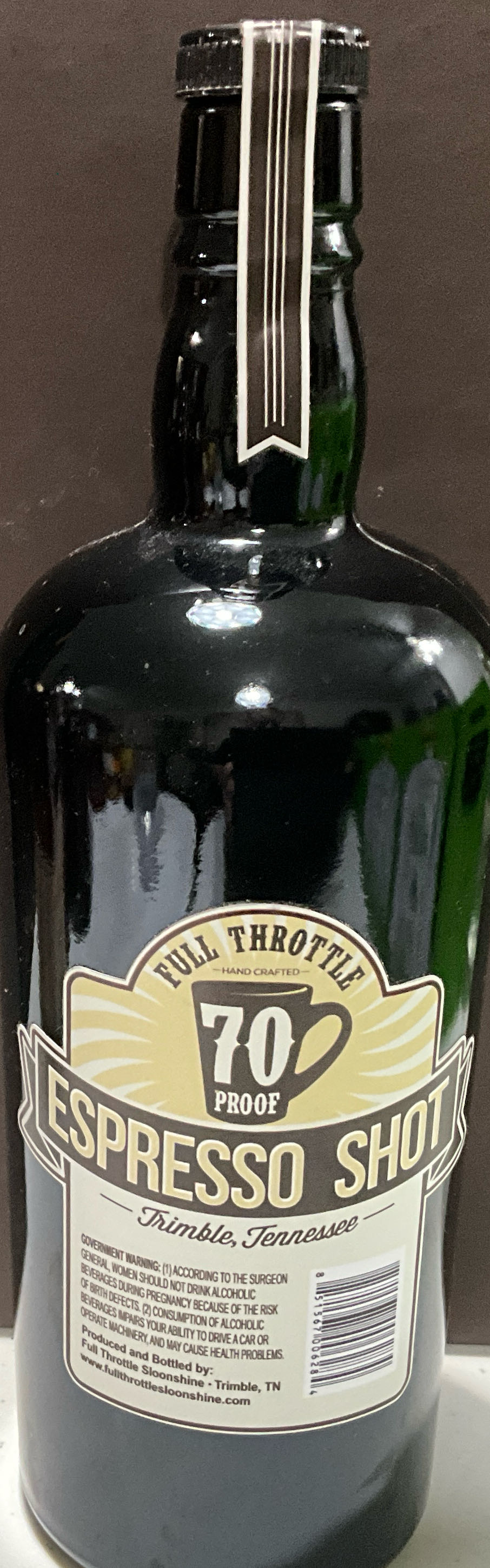 Full Throttle Espresso Shot - Full Throttle Shine (750 mL) alcohol collectible [Barcode 851567006284] - Main Image 2