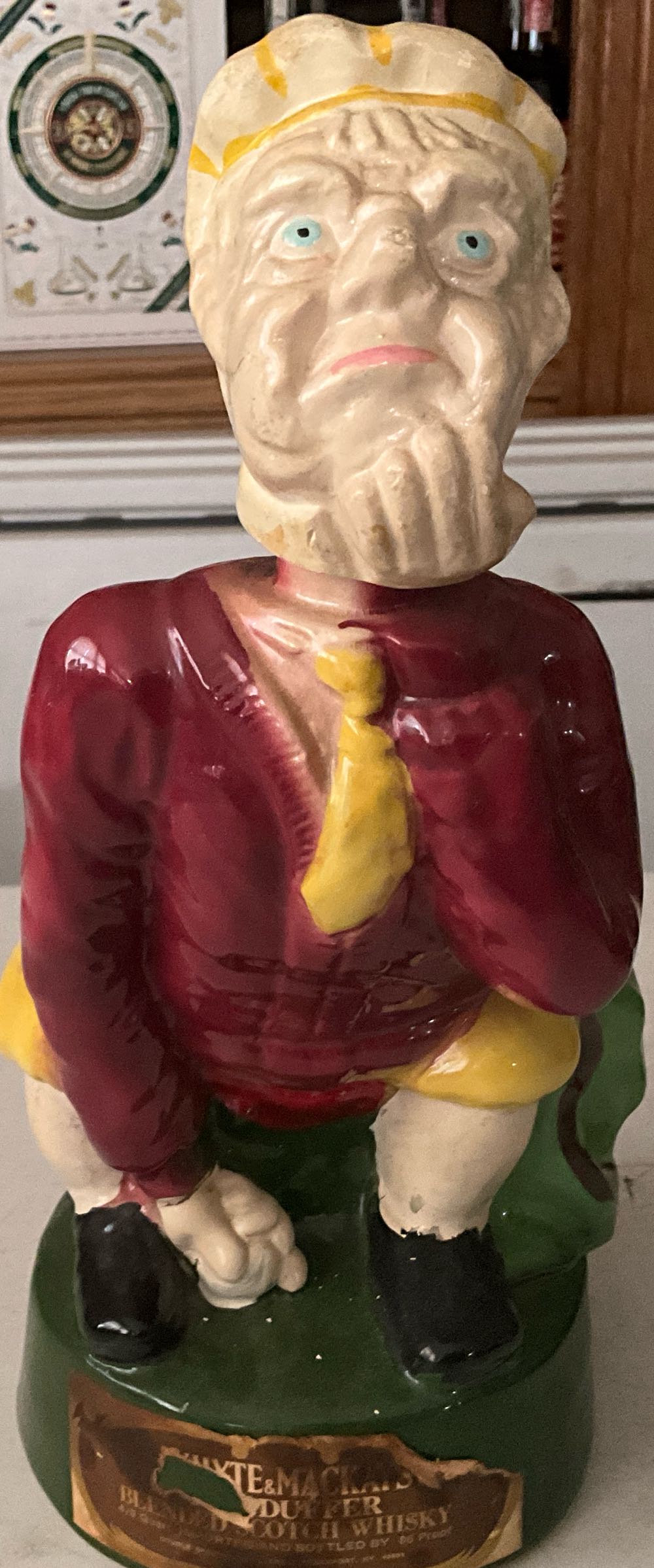 Mackay’s Blended Scotch Irish Man Sitting Decanter - Empty  alcohol collectible - Main Image 2