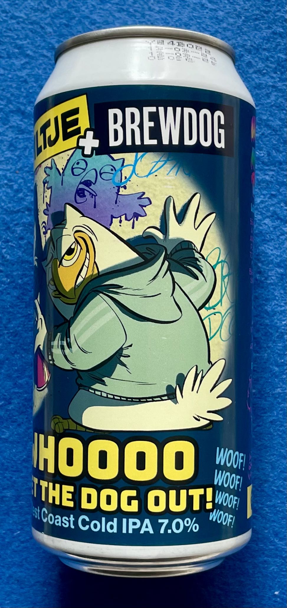 Whoooo Let The Dog Out! - Uiltje Brewing Company (440 mL) alcohol collectible [Barcode 8721055140368] - Main Image 2
