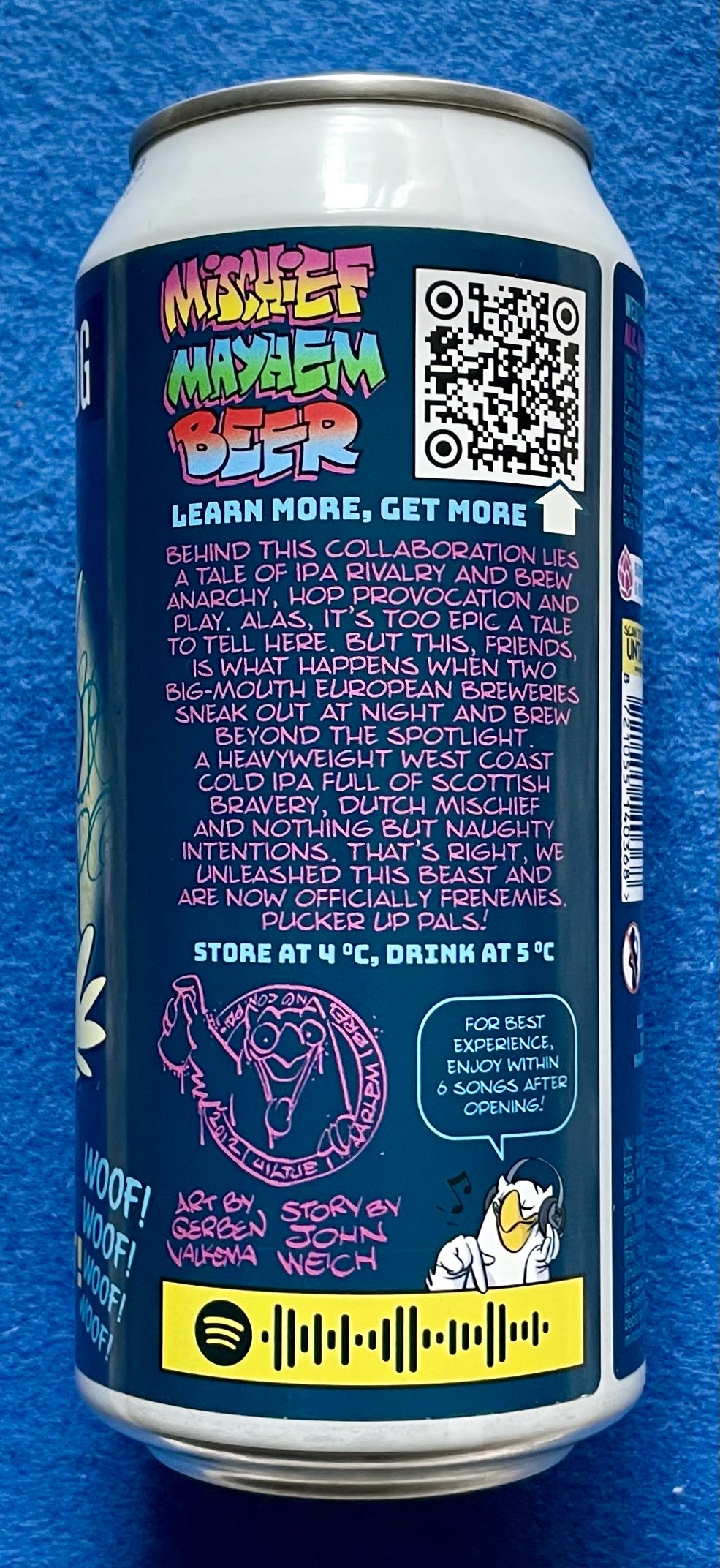 Whoooo Let The Dog Out! - Uiltje Brewing Company (440 mL) alcohol collectible [Barcode 8721055140368] - Main Image 4