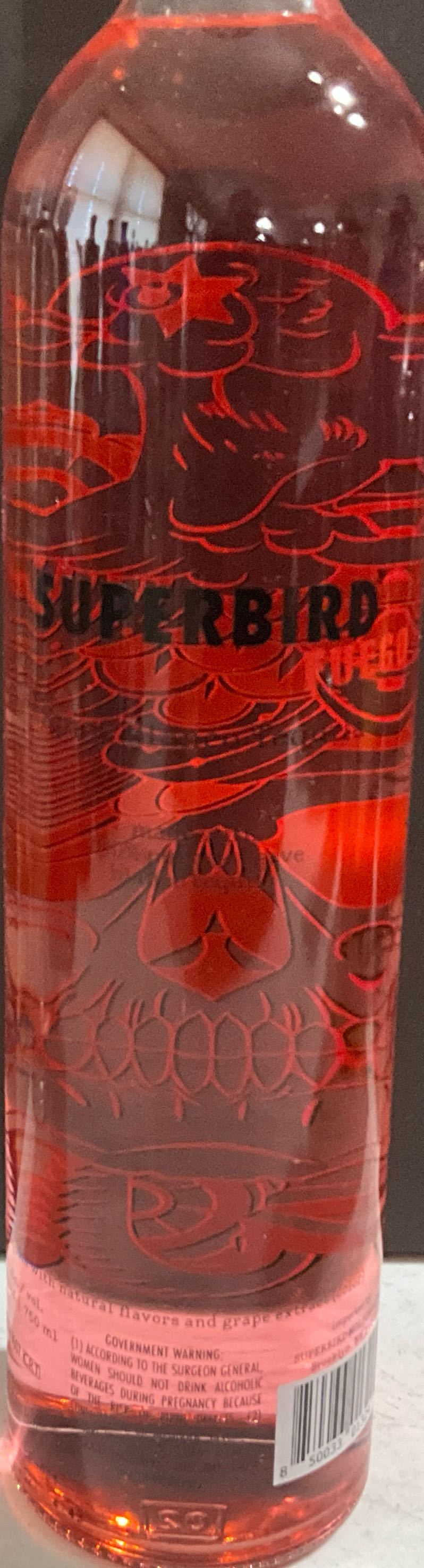 Superbird Fuego Spicy Blanco Tequila - Superbird Holdings (750 mL) alcohol collectible [Barcode 850033013245] - Main Image 2