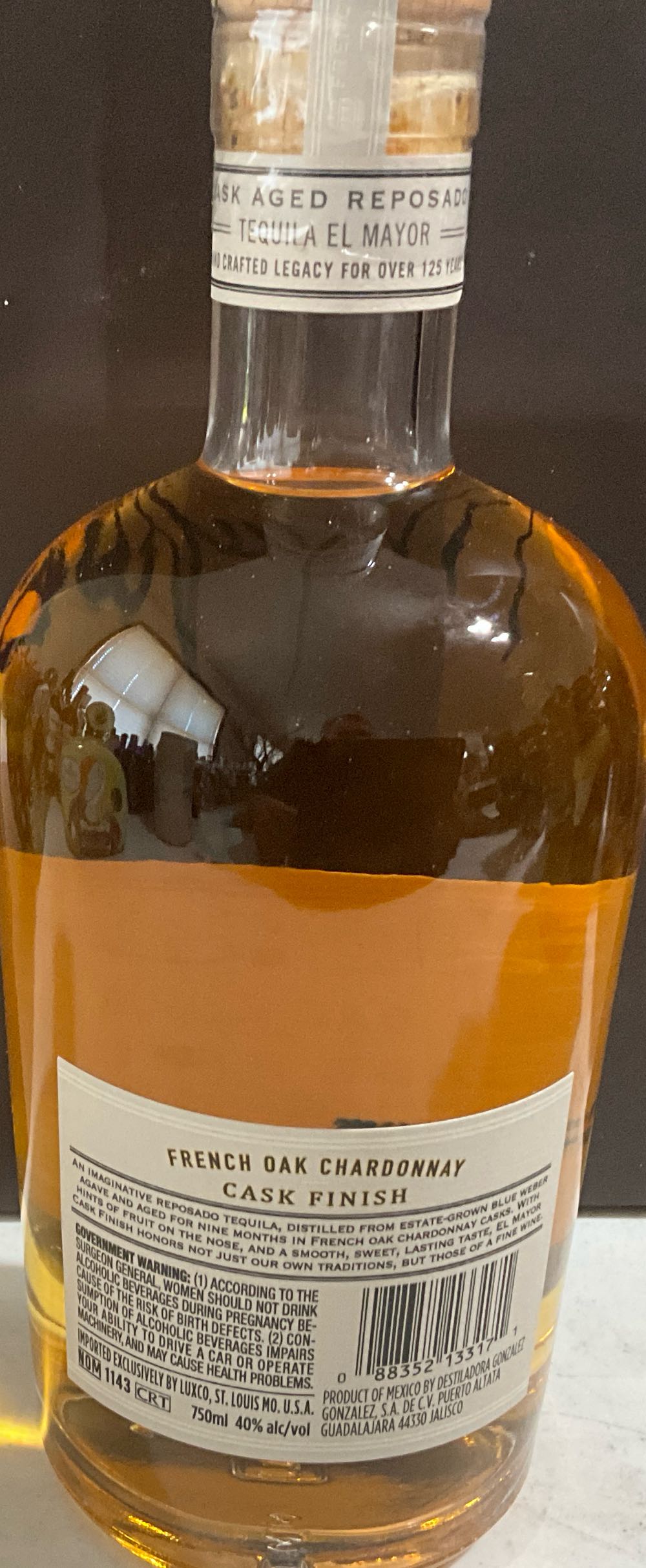 El Mayor Reposado Tequila Finished In Oak Cask In Special Box - Destiladora Gonzalez, S.A. de C.V. (750 mL) alcohol collectible [Barcode 088352133171] - Main Image 2