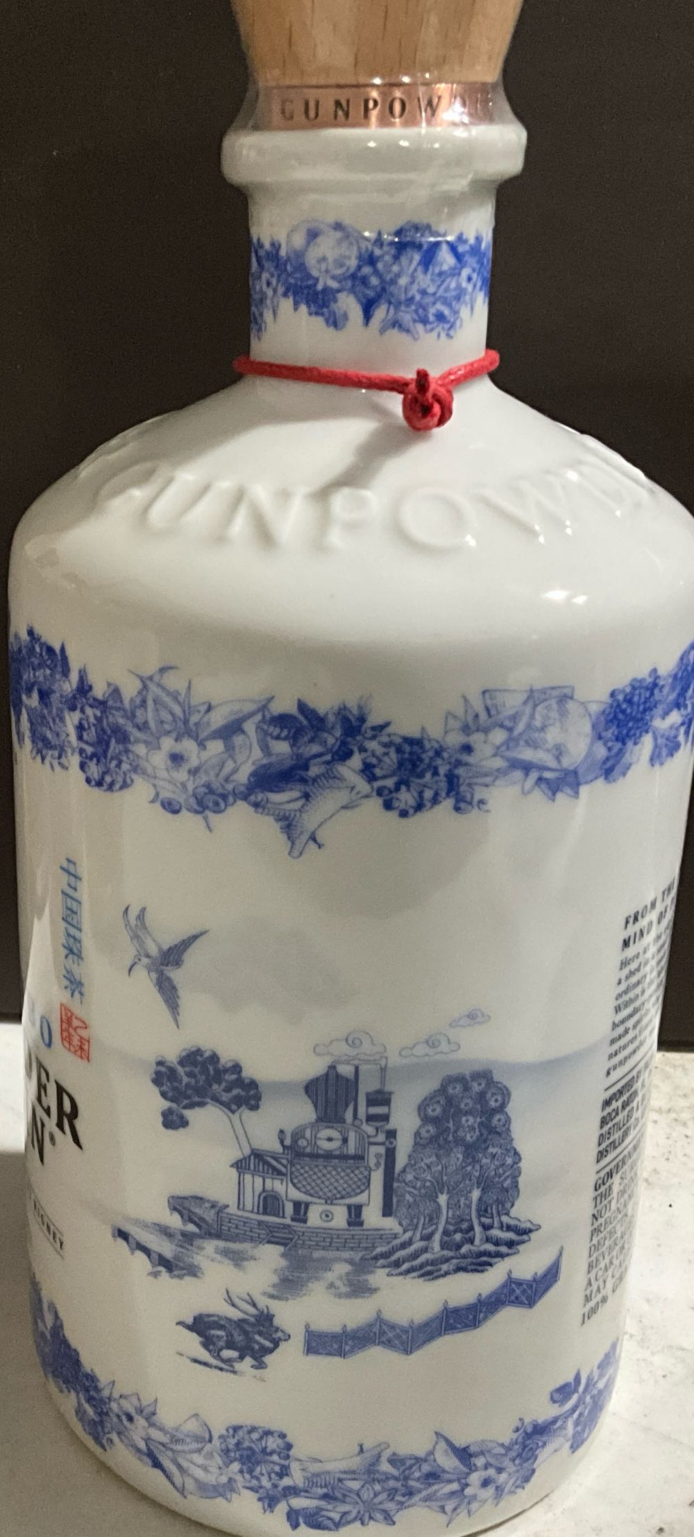 Drumshanbo Gunpowder Irish Gin Ceramic Edition - Ireland - Shed Brewery (750 mL) alcohol collectible [Barcode 086785091075] - Main Image 2