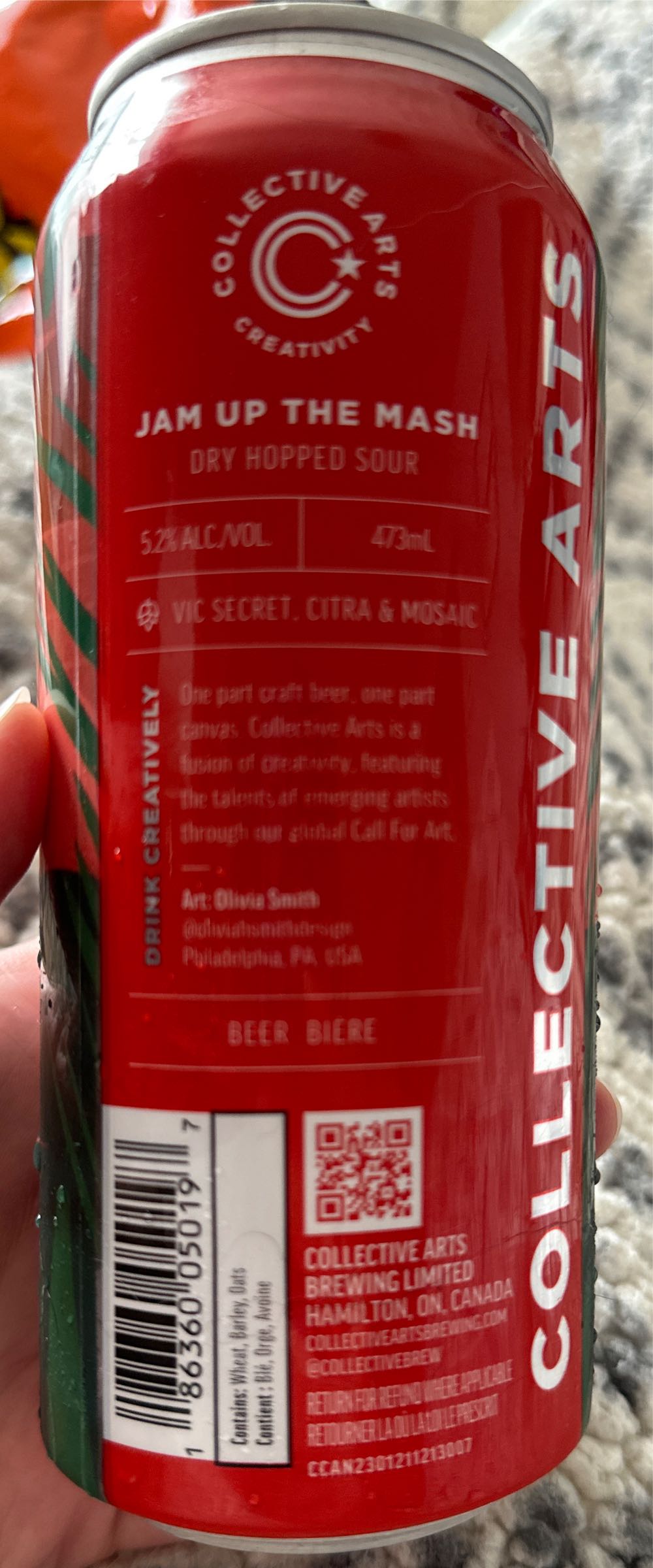 Jam Up The Mash - Collective Arts alcohol collectible - Main Image 2