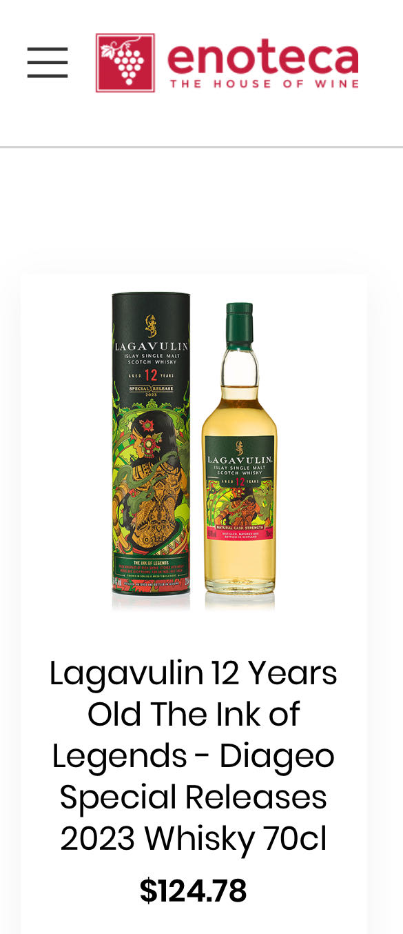 LAGAVULIN 12y 2023 Special Release Islay Single Malt Scotch Whisky - The Lagavulin Distillery (700 mL) alcohol collectible [Barcode 5000281073668] - Main Image 3