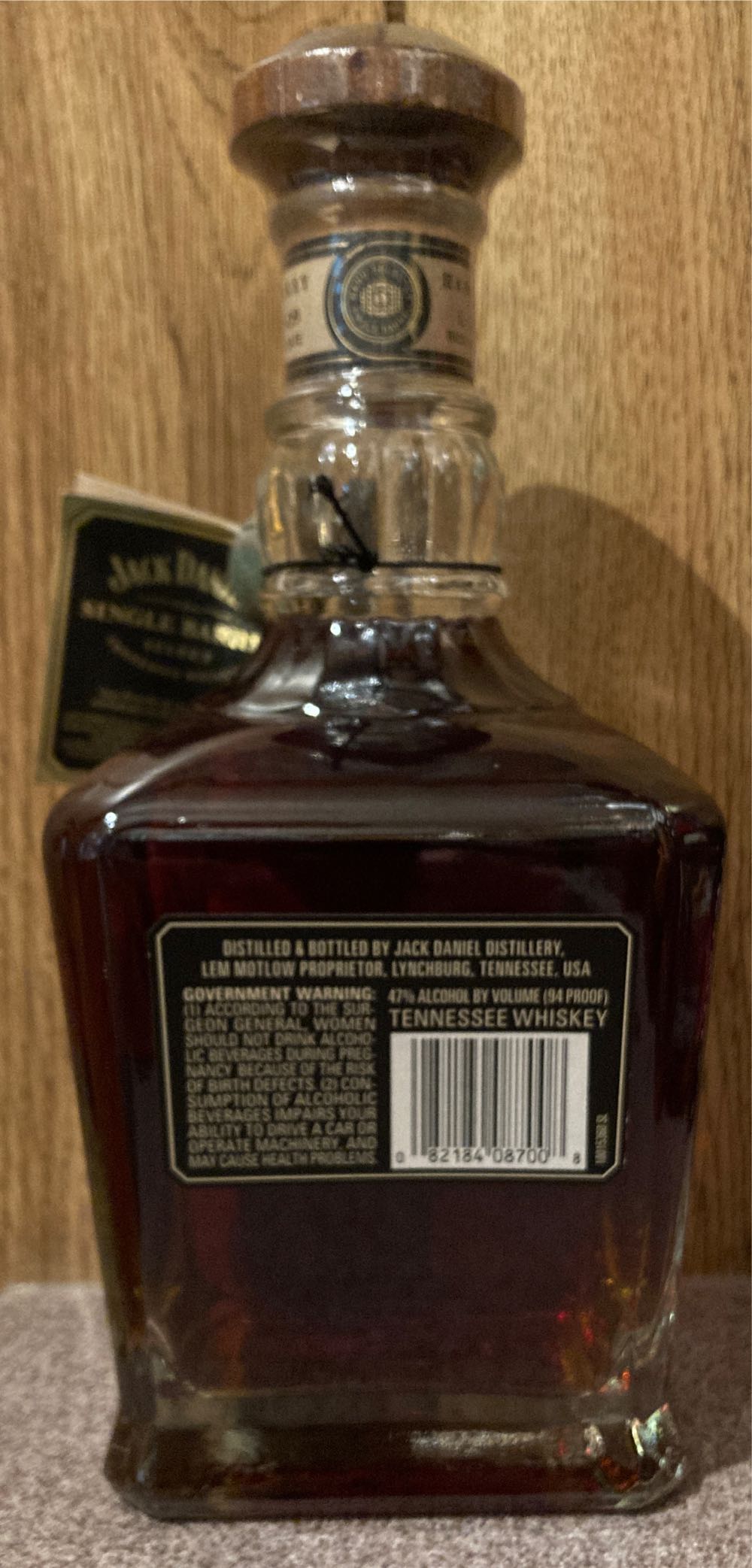 Jack Daniel’s Single Barrel Select - Jack Daniel’s Distillery, Lynchburg, TN (750 mL) alcohol collectible - Main Image 3