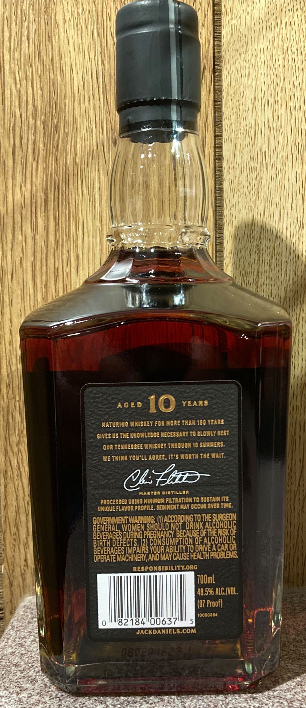 Jack Daniel’s 10 Years Old - Jack Daniel’s Distillery, Lynchburg, TN (700 mL) alcohol collectible - Main Image 3