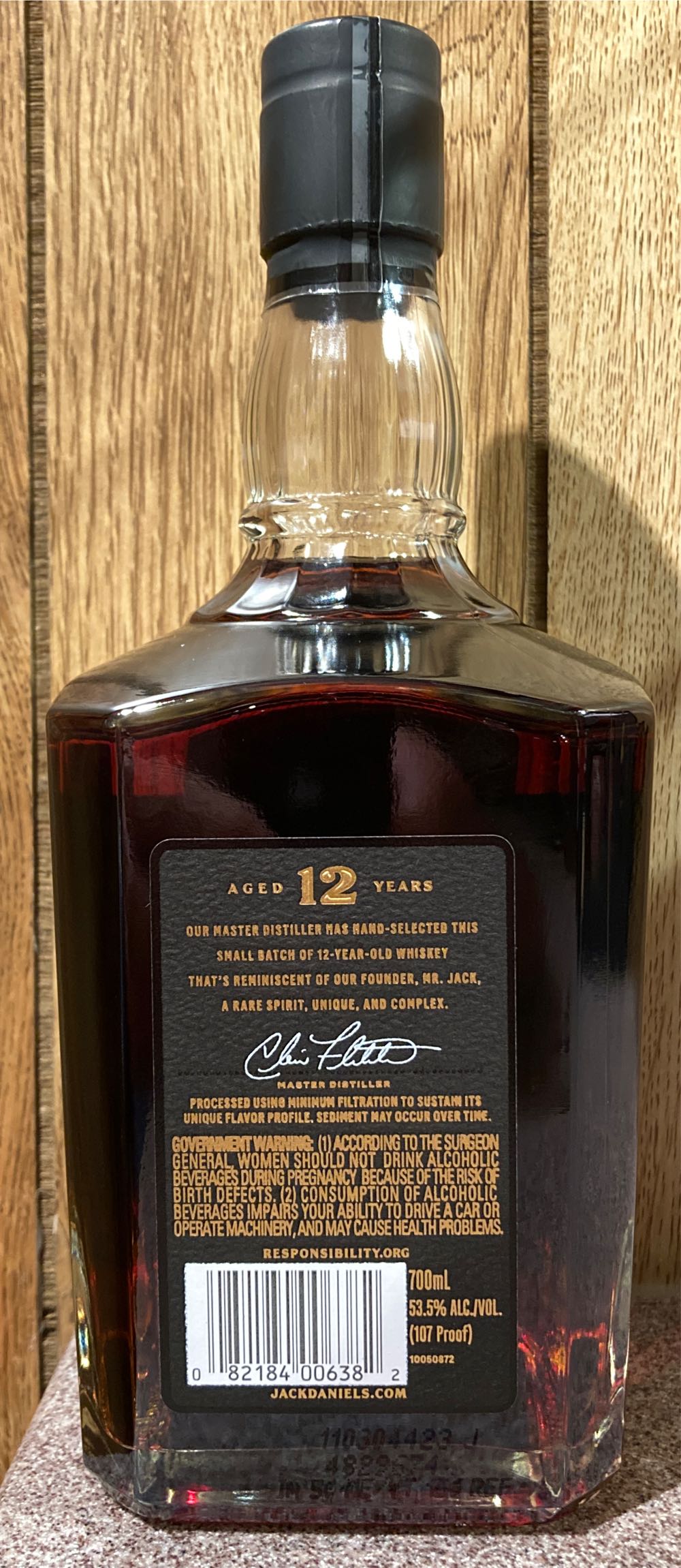 Jack Daniel’s Coy Hill - 144.3 - Jack Daniel’s Distillery, Lynchburg, TN (700 mL) alcohol collectible - Main Image 3