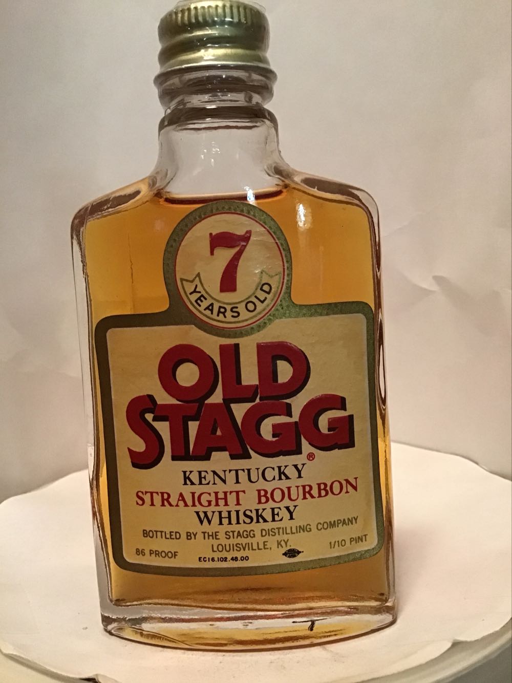 Old Stagg - Stagg Distilling (1.10 FL OZ) alcohol collectible - Main Image 2