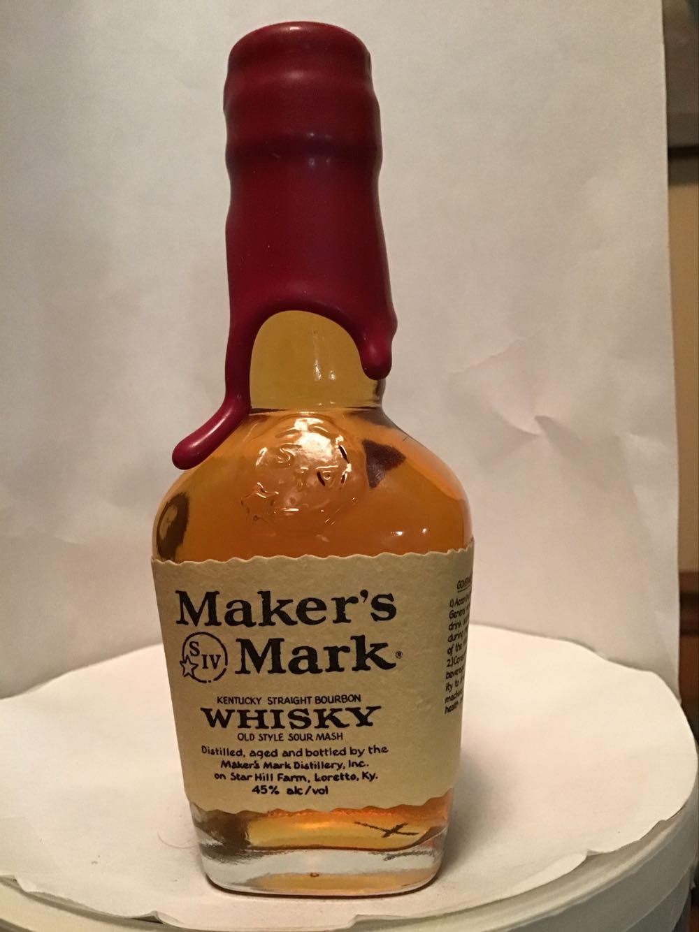 Maker’s Mark Derby 2000, 2001 - Maker’s Mark Distillery, Loretto, KY (50 mL) alcohol collectible - Main Image 4