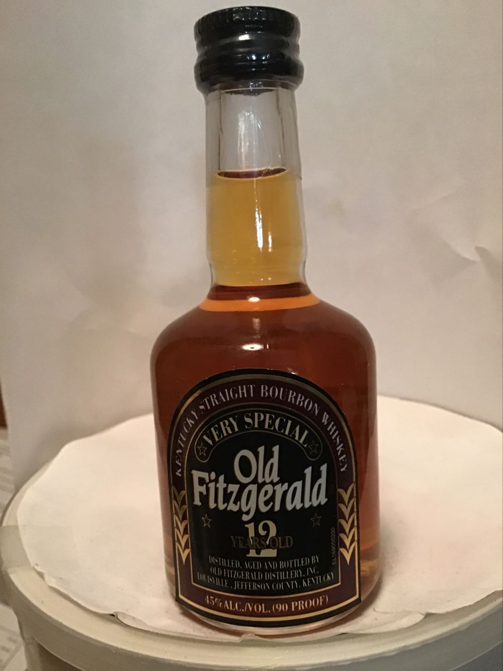 Old Fitzgerald - Stitzel-Weller Distillery (1.10 FL OZ) alcohol collectible - Main Image 2
