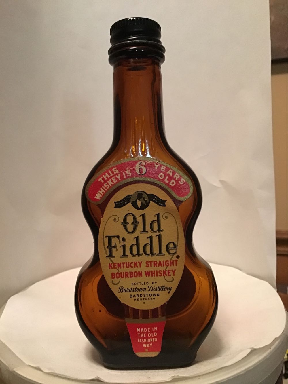 Old Fiddle 5 Year & 6 Year - Old Bardstown Distilling Co., Bardstown, KY (1.10 FL OZ) alcohol collectible - Main Image 2