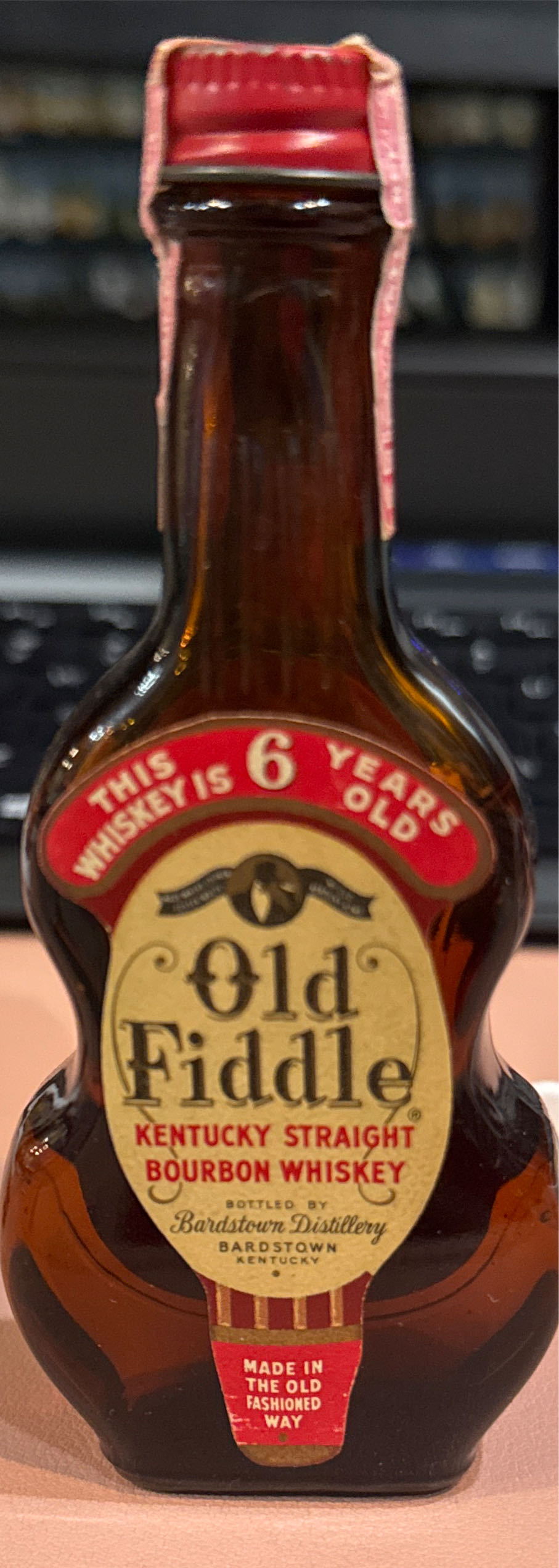 Old Fiddle 5 Year & 6 Year - Old Bardstown Distilling Co., Bardstown, KY (1.10 FL OZ) alcohol collectible - Main Image 3