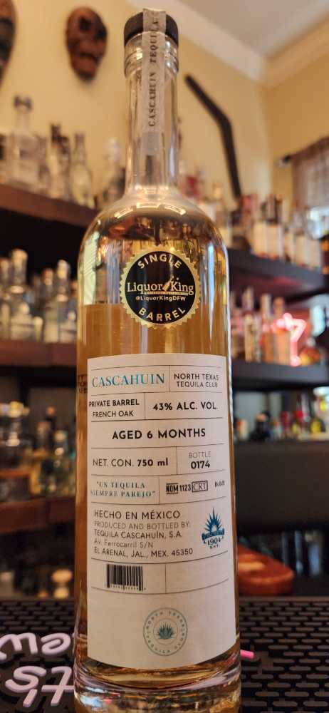 Cascahuin Private Barrel - Nom 1123 (750 mL) alcohol collectible [Barcode 718783000444] - Main Image 2