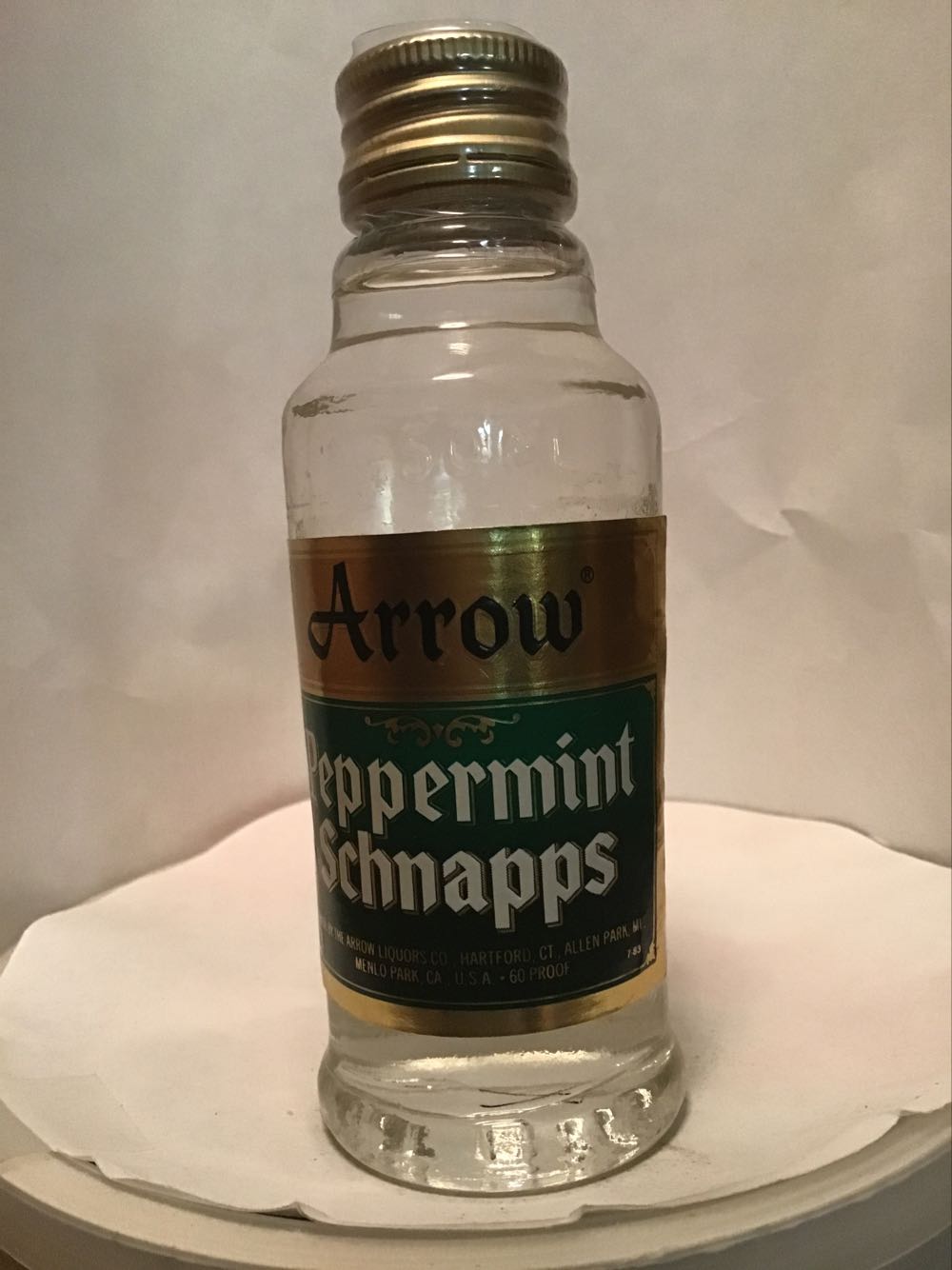 Arrow Cafe Mocha & Peppermint Schnapps & Blackberry - Arrow Liqueurs Co. (1.10 FL OZ) alcohol collectible - Main Image 2