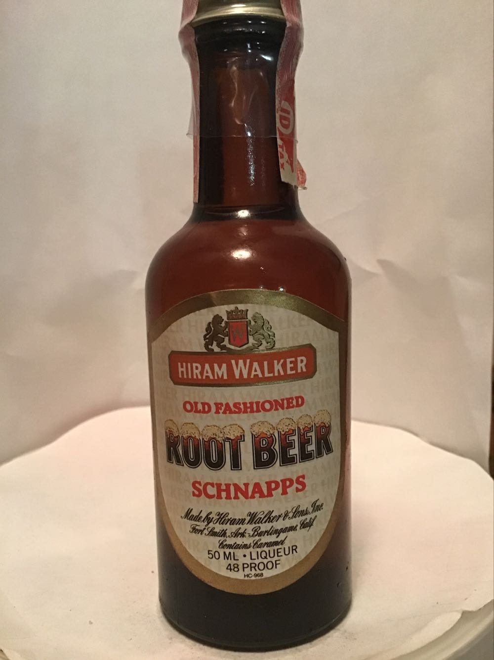 Hiram Walker Jubilee & Chocolate Mint & Root Beer & Amaretto - Hiram Walker & Sons (50 mL) alcohol collectible - Main Image 3